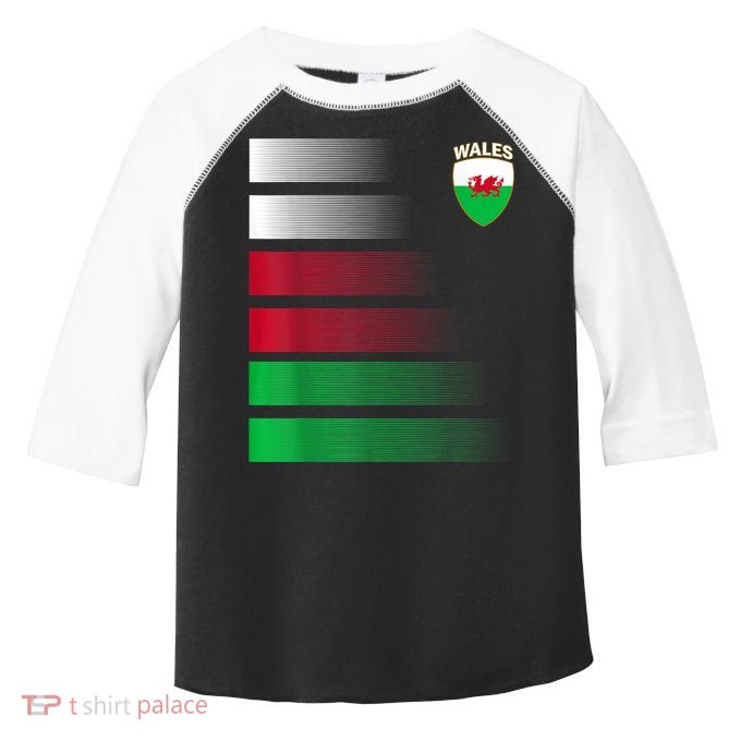 Welsh Soccer Jersey Wales Football Wales Flag Toddler Fine Jersey T-Shirt