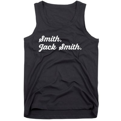 Witty Smith. Jack Smith. In Honor Of A Legendary Prosecutor Tank Top