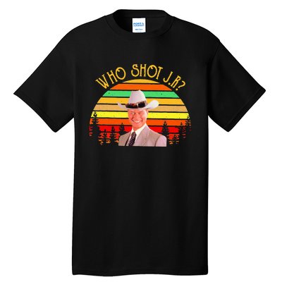 Who Shot J R Vintage Tall T-Shirt