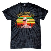 Who Shot J R Vintage Tie-Dye T-Shirt