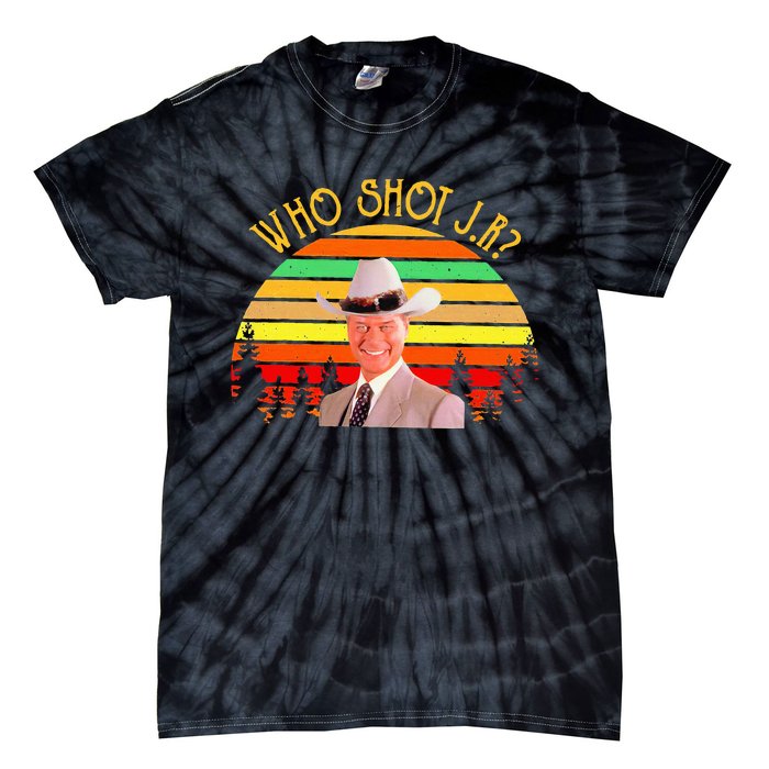 Who Shot J R Vintage Tie-Dye T-Shirt