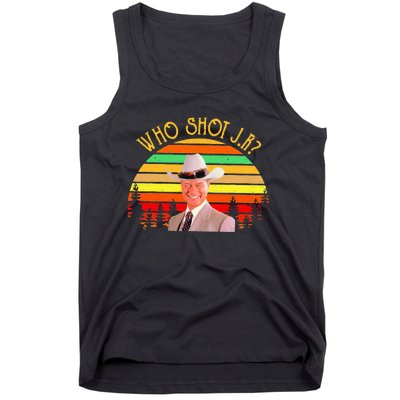 Who Shot J R Vintage Tank Top