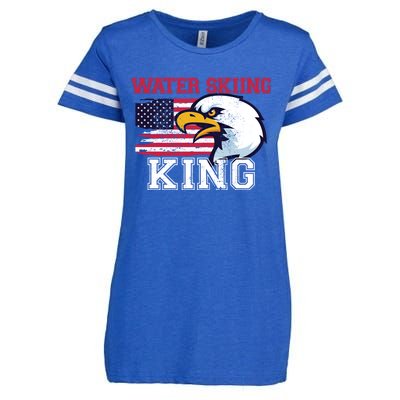 Water Skiing King Water Skiing Water Skier Gift Enza Ladies Jersey Football T-Shirt