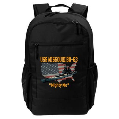 Ww2 Ship Korean War Uss Missouri Battleship Bb63 Veterans Backpack