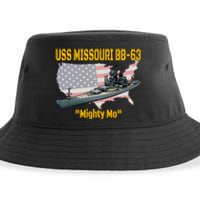 Ww2 Ship & Korean War Uss Missouri Battleship Bb63 Veterans Sustainable Bucket Hat