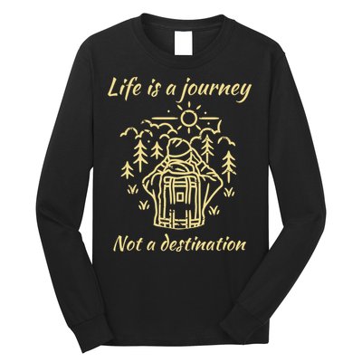 Wayward Son Life Is A Journey Hiking Camping Long Sleeve Shirt