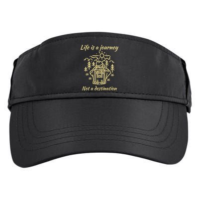 Wayward Son Life Is A Journey Hiking Camping Adult Drive Performance Visor