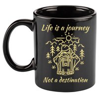 Wayward Son Life Is A Journey Hiking Camping 11oz C Handle Ceramic Mug