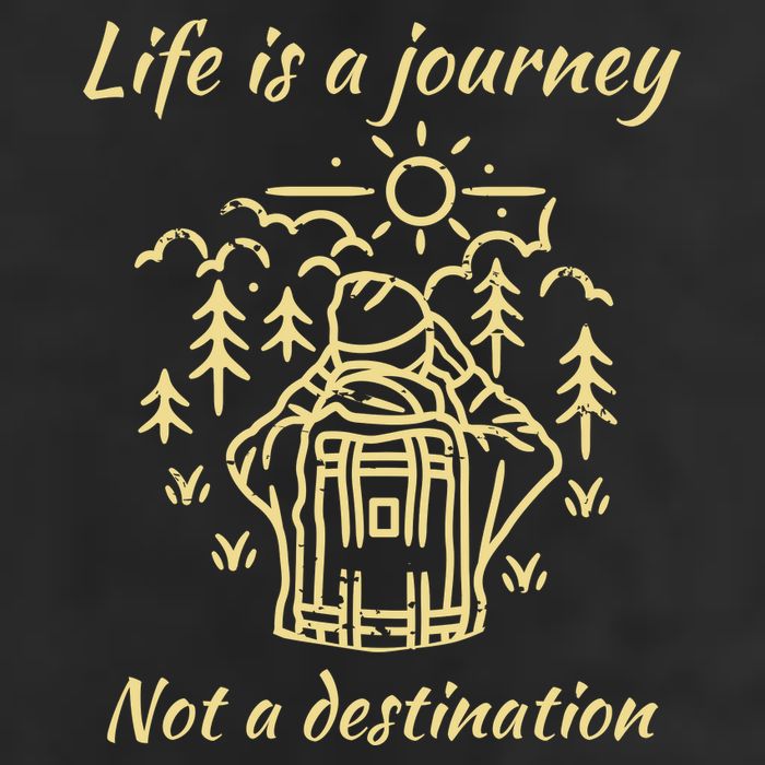 Wayward Son Life Is A Journey Hiking Camping 11oz C Handle Ceramic Mug