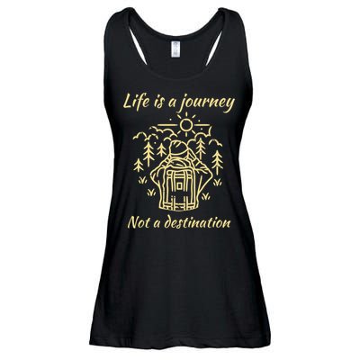 Wayward Son Life Is A Journey Hiking Camping Ladies Essential Flowy Tank
