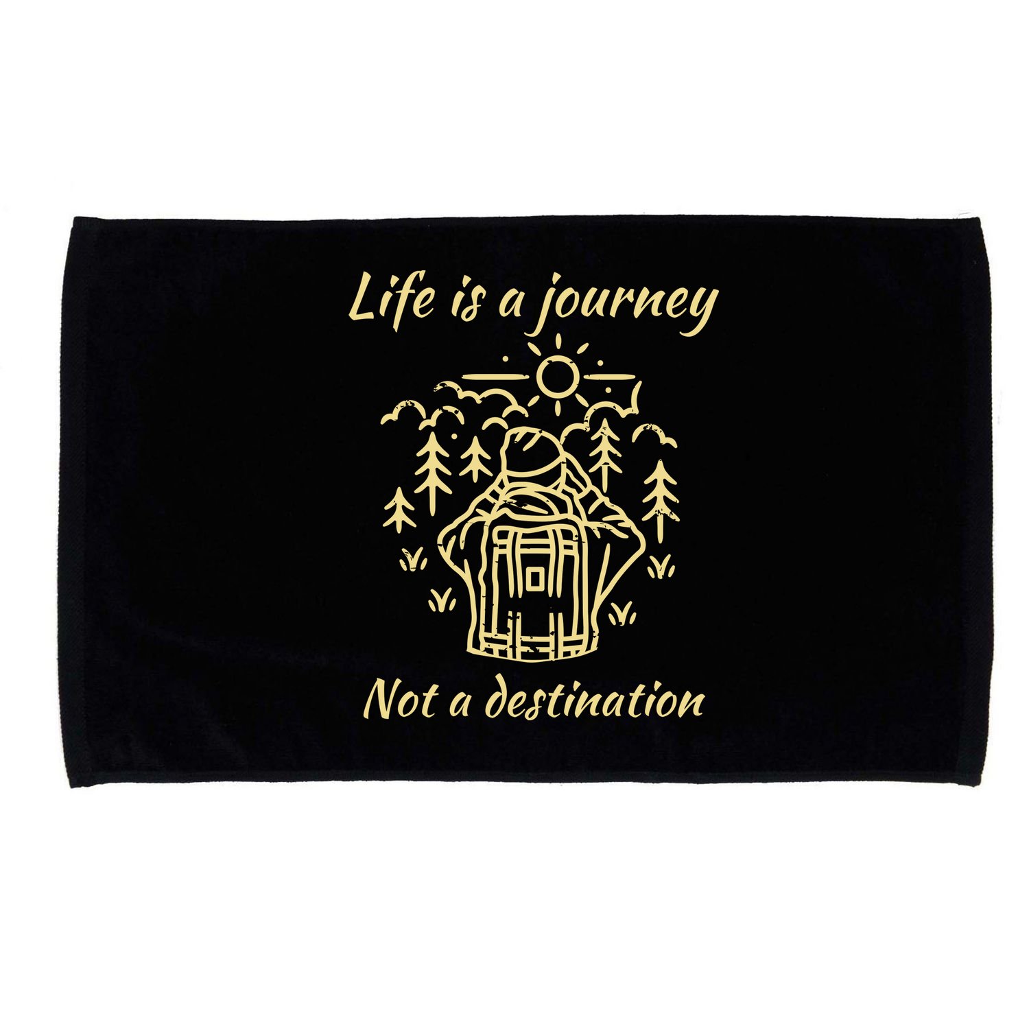 Wayward Son Life Is A Journey Hiking Camping Microfiber Hand Towel