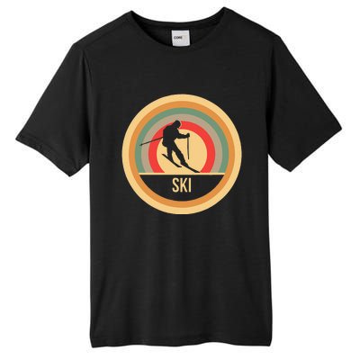 Water Ski Lover Gift Waterski Love Retro Skiing Tall Fusion ChromaSoft Performance T-Shirt