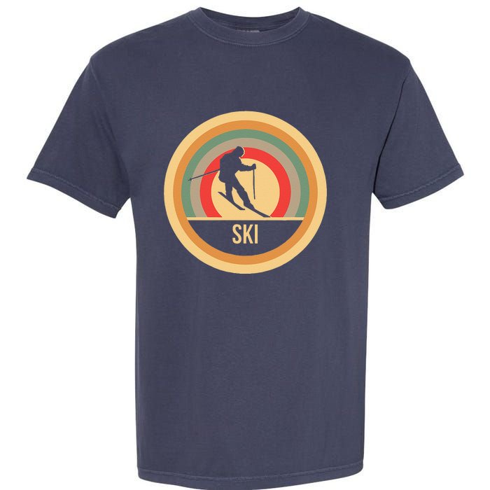 Water Ski Lover Gift Waterski Love Retro Skiing Garment-Dyed Heavyweight T-Shirt