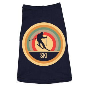 Water Ski Lover Gift Waterski Love Retro Skiing Doggie Tank