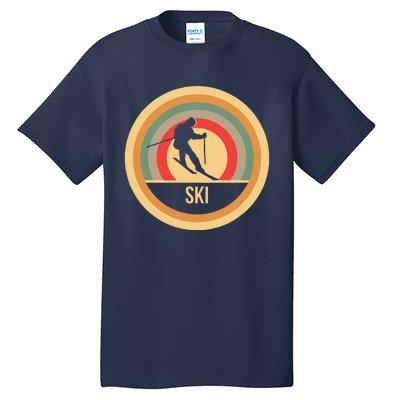 Water Ski Lover Gift Waterski Love Retro Skiing Tall T-Shirt