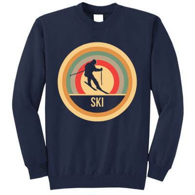 Water Ski Lover Gift Waterski Love Retro Skiing Tall Sweatshirt