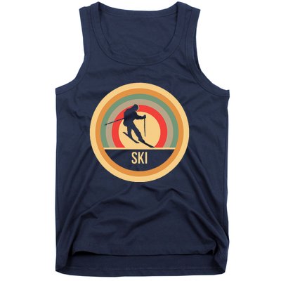 Water Ski Lover Gift Waterski Love Retro Skiing Tank Top