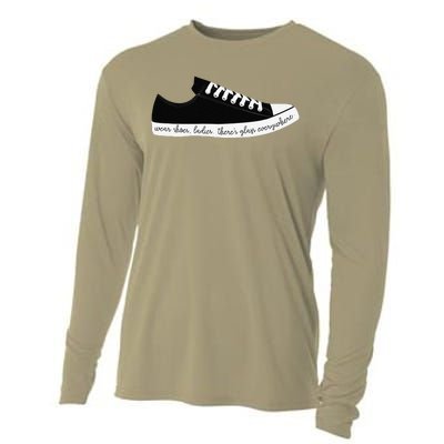 Wear Shoes Ladies ThereS Glass Everywhere Cooling Performance Long Sleeve Crew