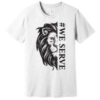 We Serve Lions Vintage Lions Club International Premium T-Shirt