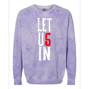 Wyatt Sicks Let Us In Colorblast Crewneck Sweatshirt