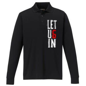 Wyatt Sicks Let Us In Performance Long Sleeve Polo