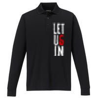 Wyatt Sicks Let Us In Performance Long Sleeve Polo