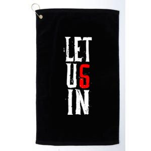 Wyatt Sicks Let Us In Platinum Collection Golf Towel