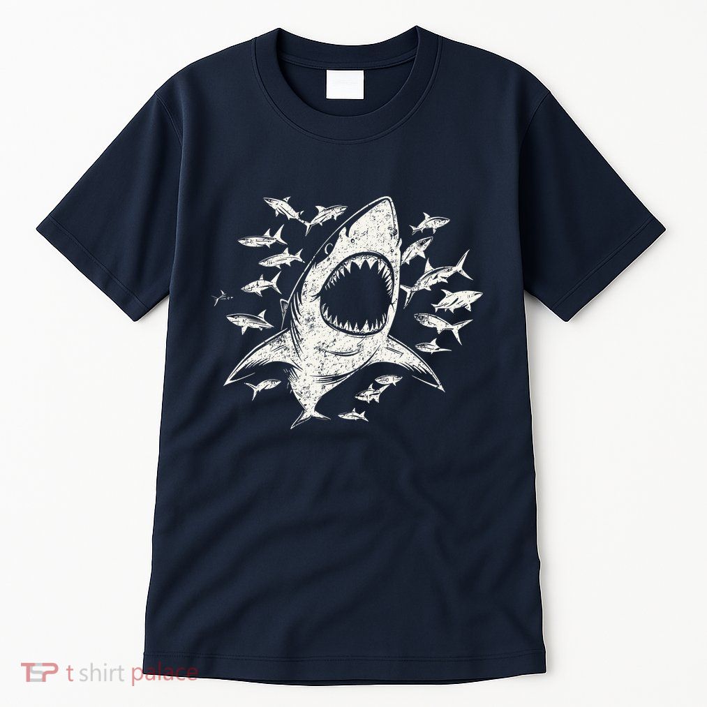 White Shark Lover Marine Biology Animal Science Tall T-Shirt