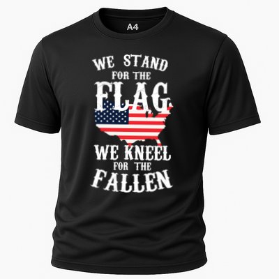 We Stand For The Flag Kneel For The Fallen Performance Shirt