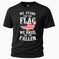 We Stand For The Flag Kneel For The Fallen Performance Shirt
