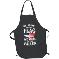 We Stand For The Flag Kneel For The Fallen Apron