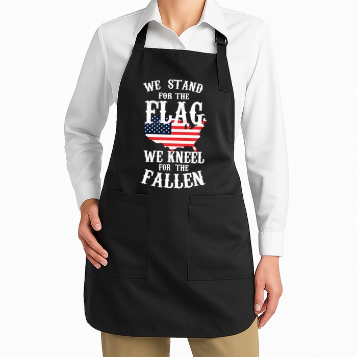 We Stand For The Flag Kneel For The Fallen Apron