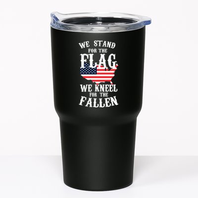 We Stand For The Flag Kneel For The Fallen Tumbler