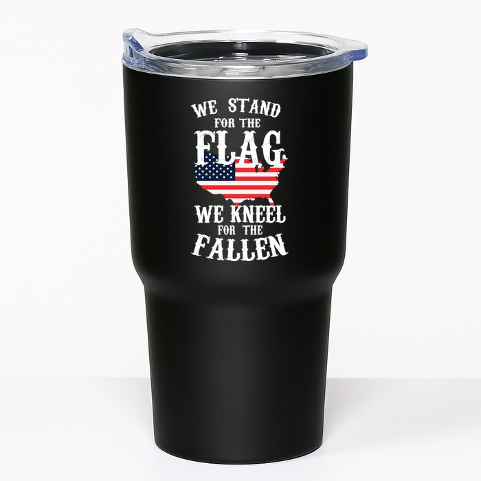 We Stand For The Flag Kneel For The Fallen Tumbler