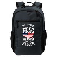 We Stand For The Flag Kneel For The Fallen Backpack