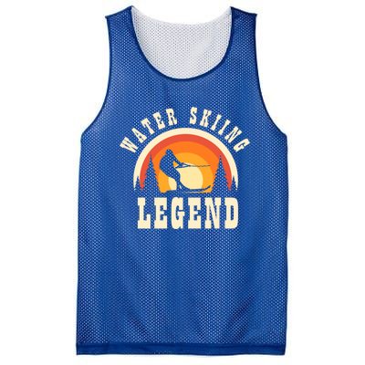 Water Skiing Legend Water Skiier Funny Water Skiing Meaningful Gift Mesh Reversible Basketball Jersey Tank