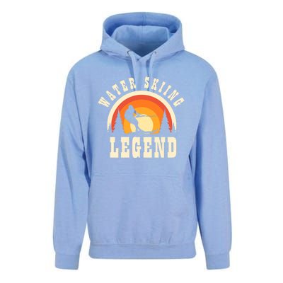 Water Skiing Legend Water Skiier Funny Water Skiing Meaningful Gift Unisex Surf Hoodie