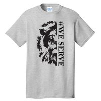 We Serve Lions Vintage Lions Club International Tall T-Shirt