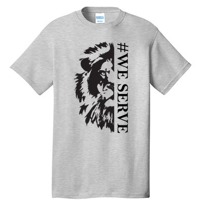 We Serve Lions Vintage Lions Club International Tall T-Shirt