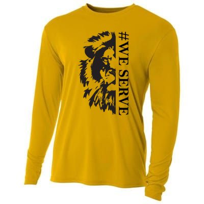 We Serve Lions Vintage Lions Club International Cooling Performance Long Sleeve Crew