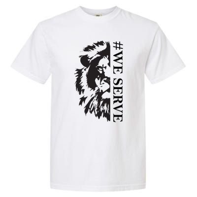 We Serve Lions Vintage Lions Club International Garment-Dyed Heavyweight T-Shirt