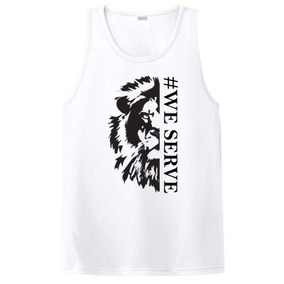 We Serve Lions Vintage Lions Club International PosiCharge Competitor Tank