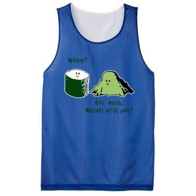 Wasabi Sushi Lovers Meaningful Gift Mesh Reversible Basketball Jersey Tank