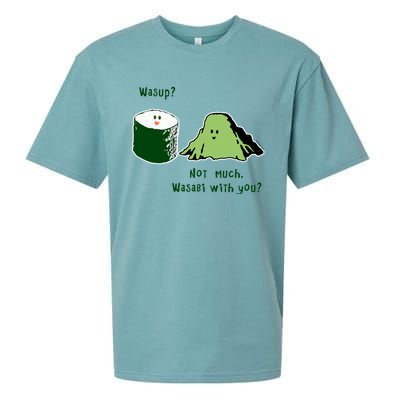 Wasabi Sushi Lovers Meaningful Gift Sueded Cloud Jersey T-Shirt