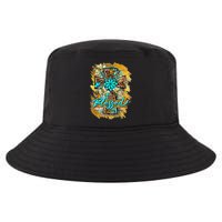 Western Sunflowers Leopard Cross Blessed Jesus Christian Cool Comfort Performance Bucket Hat