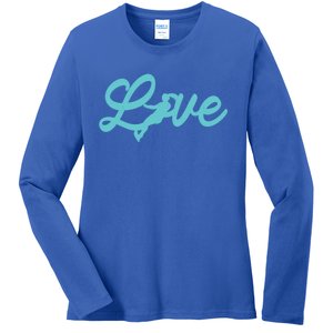 Water Ski Lover Watercraft Love Skier Sport Waterskiing Cute Gift Ladies Long Sleeve Shirt