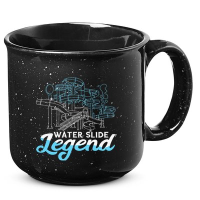 Water Slide Legend Waterslides Aqua Park Swimmer Waterpark 15oz Campfire Ceramic Mug