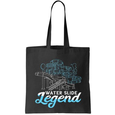 Water Slide Legend Waterslides Aqua Park Swimmer Waterpark Bag