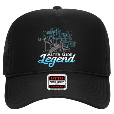 Water Slide Legend Waterslides Aqua Park Swimmer Waterpark Hat