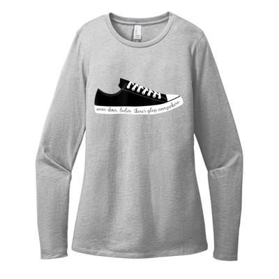 Wear Shoes Ladies ThereS Glass Everywhere Womens CVC Long Sleeve Shirt